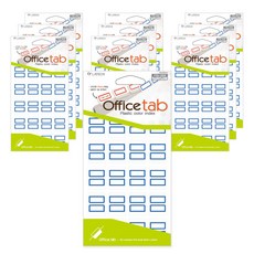 LATECH Office Tab 塑膠彩色索引貼 FTG-102B 藍色 4入, 10個