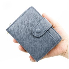 Elsso 女性按扣皮革口袋迷你短夾