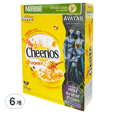 Cheerios 蜂蜜麥片, 370g, 6個