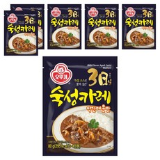 오뚜기 3일 숙성카레 약간매운맛, 80g, 6개