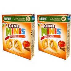 CINI MiNiS CINI MiNiS蘋果口味方形麥片, 360g, 2盒