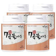 Jayeonmaeul 프리미엄 7곡물가루 워시오프 팩, 1개입, 4개