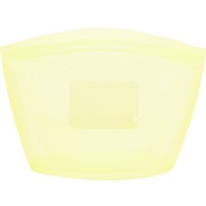 SiliPot 矽膠密封保鮮夾鍊袋 檸檬黃, 1500ml, 1個