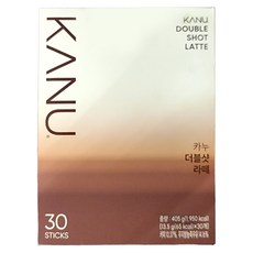 KANU 漸層奶香雙拿鐵咖啡 Set 30條 低溫萃取 韓國國民咖啡, 13.5g, 1盒