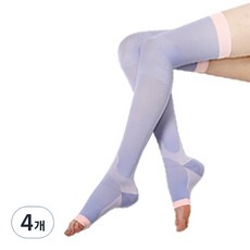 MILIFE 睡眠壓力大腿襪 紫色, 4個