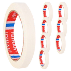 iQIHAN Dada 彩色紙膠帶 白色 15 mm x 20 m, 8個