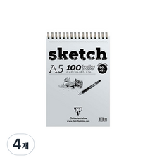 클레르퐁텐 아이보리 스케치북, 4개