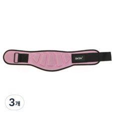 아이엠타이거 무너지지 않는 심플 헬스 스쿼트 중량 벨트 핑크, 3개