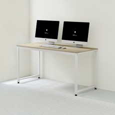 SOFSYS Alpha 方形桌, 白色 + 木色