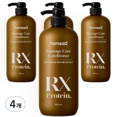 탐사 프로틴 RX 데미지 케어 컨디셔너, 4개, 980ml