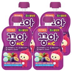 Ivenet 蔬果泥C 葡萄蘋果風味, 80ml, 4包