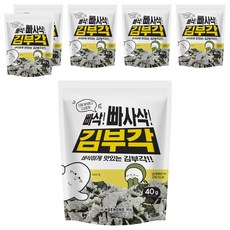 해농 빠삭빠사삭 김부각, 40g, 6개