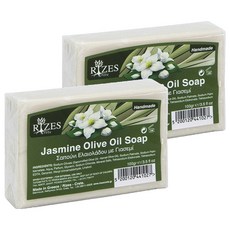 RizesCrete 香氛橄欖油皂 茉莉花香, 87g, 2個