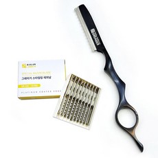 GREAGER 專業用魔術色彩造型電棒捲 GR-6C + 電棒捲頭 GR-10C 10入組, 1個, 黑色(電棒捲)