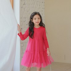 ILoveJ 女童 O Jained 荷葉邊洋裝