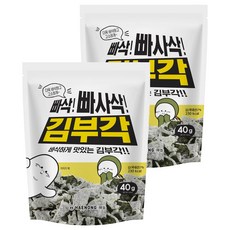 해농 빠삭빠사삭 김부각, 40g, 2개