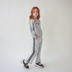 MARI N MORI 女童蕾絲短版寬褲上下套裝