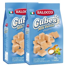 BALOCCO 帕洛克 迷你威化夾心酥 牛奶香草口味, 250g, 2包