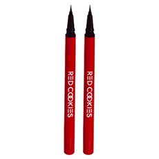 Red Cookie Eyeliner 啞光眼線筆 0.5g, 01 Black, 2支
