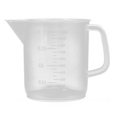 Kartell PP 帶柄燒杯 KA.1157, 1000ml, 1個