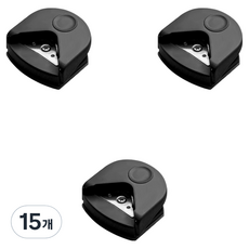 Readielo 紙張邊角裁切器, 黑色, 15個