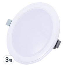 cityo LED崁燈 15.2cm 15W, 燈泡色, 3個