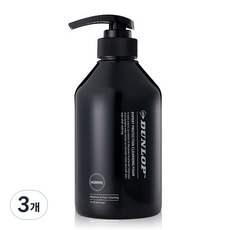 던롭 남성용 엑스퍼트 프로텍션 클렌징폼, 500ml, 3개