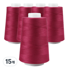 OWL 40支2股 縫紉線 5入, 酒紅色, 3套