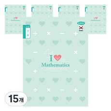 펜피아 1000 초등 3 6수학 제본노트, B블루그린 하트, 15개