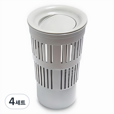 Hanyhome 水槽長體排水網 + 小蓋子套組, 4套, 隨機出貨