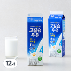 소와나무 동원 고칼슘 저지방 우유, 12개, 900ml