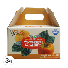 힐링엔팜 창원 단감젤리 8p, 3개, 1.04kg