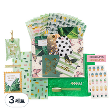 Kkukkukkakka 手帳裝飾文具組, 森林, 3套