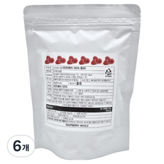 이홈베이킹 100% 동결건조 라즈베리홀 산딸기 과일칩, 30g, 6개