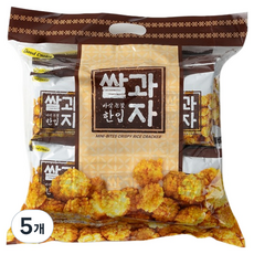 바삭 눈꽃 한입 쌀과자, 500g, 5개