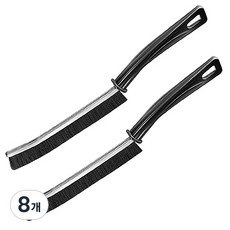 모나코올리브 고강도 틈새 청소브러쉬, 블랙, 8개