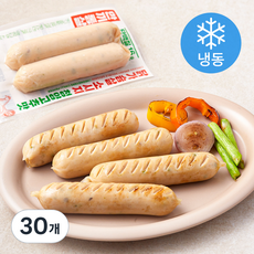 한끼통살 닭가슴살 더블 소시지 청양고추맛 (냉동), 100g, 1개입, 30개