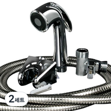 Y-net 安全閥轉接頭 + 馬桶沖洗器 + 1.5M金屬軟管, 2套