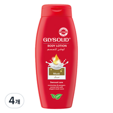 글리솔리드 바디로션 머스크, 4개, 250ml