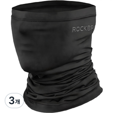 락브로스 스포츠 쿨 마스크 WB-001B, 블랙, 3개 블랙, 3개