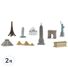 Safari Ltd 世界各地的世界建築管圖 679604, 2個