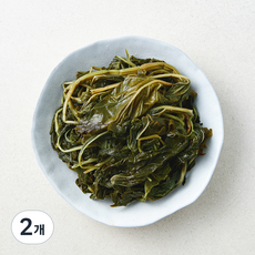 천년의반찬 선별 데침 취나물, 1kg, 2개