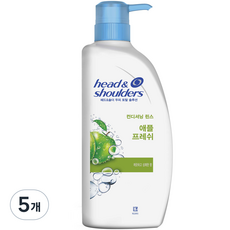 헤드앤숄더 애플 프레쉬 린스 애플향, 550ml, 5개