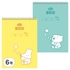 moong9 波霸泡泡綜合筆記本, 混合顏色, 6個