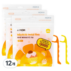 케이맘 베이비 키즈 치실, 7.5cm, 80개입, 12개