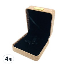 Bami Shop 蜂巢 項鍊 耳環 戒指 禮物盒, 棕色, 4個