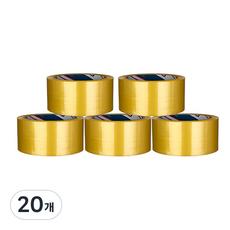 부광테이프 중포장 박스테이프 48mm x 50m, 투명, 20개