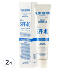 더블유드레스룸 리바이브 핸드크림 SPF40 PA+++, 50ml, 2개