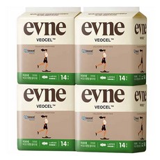 evne Veocel衛生棉, 大型(28cm), 14片, 4包