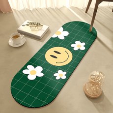 비욘드리빙 굿스마일 빨아쓰는 규조토 발 매트, smile & daisy